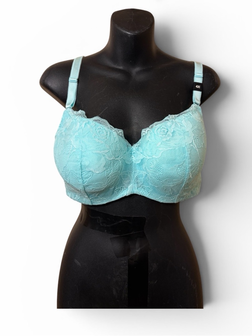 Lane Bryant Cacique Curvy Full Coverage Balconette Bra 42C NWT Lightly Lined